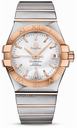 Omega Constellation Chronometer 35 mm Brushed Steel and Red Gold