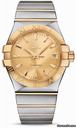 Omega Constellation Quartz 35 mm Brushed Steel and Yellow Gold