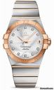 Omega Constellation Chronometer 38 mm Brushed Steel and Red Gold