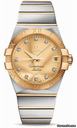 Omega Constellation Chronometer 38 mm Brushed Steel and Yellow Gold