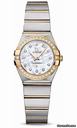 Omega Constellation Quartz 24 mm Brushed Steel and Yellow Gold