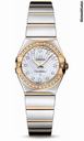Omega Constellation Quartz 24 mm Polished Steel and Yellow Gold