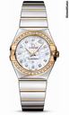 Omega Constellation Quartz 27 mm Polished Steel and Yellow Gold
