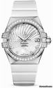 Omega Constellation Chronometer 35 mm Brushed White Gold