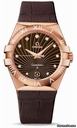 Omega Constellation Quartz 35 mm Brushed Red Gold