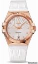 Omega Constellation Quartz 35 mm Brushed Red Gold