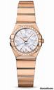 Omega Constellation Quartz 24 mm Brushed Red Gold