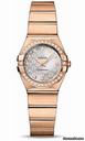 Omega Constellation Quartz 24 mm Brushed Red Gold