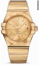 Omega Constellation Chronometer 35 mm Brushed Yellow Gold