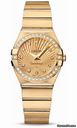 Omega Constellation Quartz 27 mm Brushed Yellow Gold