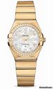 Omega Constellation Quartz 27 mm Brushed Yellow Gold