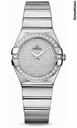 Omega Constellation Quartz 27 mm Brushed White Gold