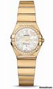 Omega Constellation Quartz 24 mm Brushed Yellow Gold