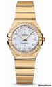 Omega Constellation Quartz 27 mm Brushed Yellow Gold