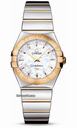 Omega Constellation Quartz 27 mm Polished Steel and Yellow Gold