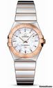 Omega Constellation Quartz 27 mm Polished Steel and Red Gold