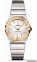 Omega Constellation Quartz 27 mm Polished Steel and Yellow Gold