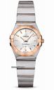 Omega Constellation Quartz 24 mm Brushed Steel and Red Gold