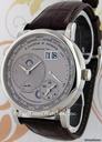 A. Lange & Sohne 116.025 Lange 1 Timezone, Platinum