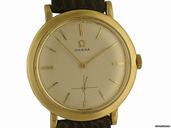 Omega kleine Sekunde Handaufzug 18kt Gelbgold Vintage32mm