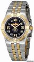 Breitling Galactic 30 Black Dial Automatic Chrono Two-Tone Mens Watch C71340L2-B952