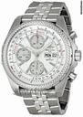 Breitling Bentley GT Silver Dial Steel Chronograph Mens Watch A1336313-G680SS