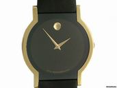 Movado Museum Watch 18kt Gelbgold Vintage 33mm