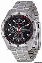 Seiko Chronograph Stainless Steel black Dial Mens Watch SNDC49