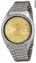 Seiko 5 Champagne Dial Automatic Stainless Steel Mens Watch SNXS81