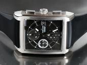 Maurice Lacroix Pontos Rectangulaire Titan mit Kautschukarmand, neu, on hold