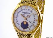 Jaeger-LeCoultre Gentleman's Watch with Calendar, Moon-Phase, 18k Yellow Gold