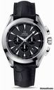 Omega Seamaster Aqua Terra Chronograph Stainless Steel On Leather