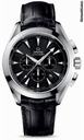 Omega Seamaster Aqua Terra Chronograph Stainless Steel On Leather