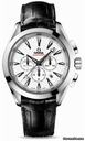 Omega Seamaster Aqua Terra Chronograph Stainless Steel On Leather