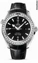 Omega Seamaster Planet Ocean Big Size Stainless Steel On Leather