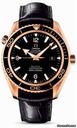 Omega Seamaster Planet Ocean Big Size Red Gold On Leather