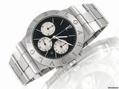 Bulgari "DIAGONO" Edelstahl Quarz