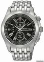 Seiko Chronograph Alarm Grey Dial Mens Watch SNAE31P1