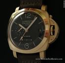 Panerai Very Rare Luminor Marina 1950 Pink Gold Chocolate Dial "PAM 289" Full Set  2011