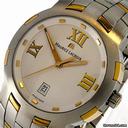 Maurice Lacroix "Milestone", Stahl-18K/750 Gelbgold, Quarz, Gewicht = 197 g