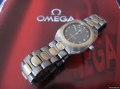 Omega Seamaster Midi Titan/Gold & 14 Diamanten