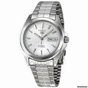 Seiko 5 Automatic Silver Dial Link Bracelet Mens Watch SNKK87