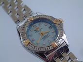 Breitling Callistino Stahl / Gold mit Diamantblatt