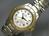 Baume & Mercier "Malibu Damen Quarz" Edelstahl/18K/750 Gelbgold