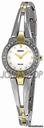 Seiko Solar White Dial Two-tone Ladies Watch SUP052