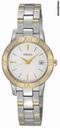 Seiko Silver Dial Two-tone Ladies Watch SXDE38