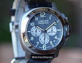 Panerai PAM 121 Luminor Marina Chronograph Grey Dial LTD 40 mm