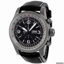 Oris Big Crown X1 Calculator Black Dial Chronograph Leather Mens Watch 675 7648 4264LS