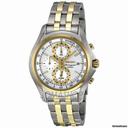 Seiko Cal. 7T62 Chronograph Silver Dial Stainless Steel Mens Watch SNAE82
