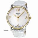 Tissot Lady Round Trend White Mother of Pearl Ladies Watch T0522102611600